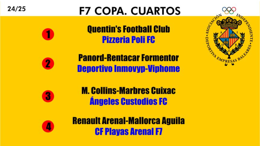 F7 COPA - CUARTOS